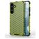 Mobigear Honeycomb Samsung Galaxy S24 Plus Hoesje Hardcase Backcover Shockproof - Groen
