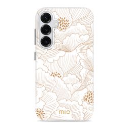 MIO Samsung Galaxy S25 Plus MagSafe Hoesje Hardcase Backcover - White Roses