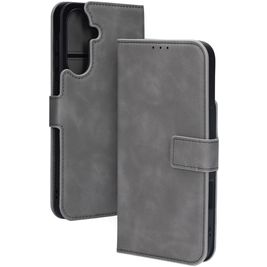 Mobiparts Classic Wallet Samsung Galaxy A36 MagSafe Hoesje Bookcase - Granite Grey