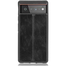 Mobigear Stitch Google Pixel 6 Pro Hoesje Backcover - Zwart