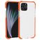 Mobigear Full Bumper iPhone 12 Pro Max Hoesje Hardcase Backcover Shockproof - Transparant / Oranje