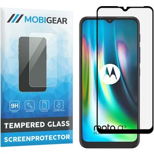 Mobigear Premium Motorola Moto G9 Play Glazen Screenprotector - Case Friendly - Zwart