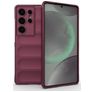 Mobigear Bumpy Samsung Galaxy S25 Ultra Hoesje Flexibel TPU Backcover - Rood