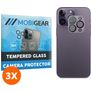 Mobigear iPhone 14 Pro Glazen Camera Protector - Case Friendly (3-Pack)