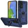 Mobigear Armor Ring Samsung Galaxy A73 Hoesje Hardcase Backcover Shockproof met Ringhouder - Blauw