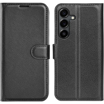 Mobigear Classic Samsung Galaxy S25 FE Hoesje Bookcase Portemonnee - Zwart