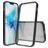 Mobigear Crystal iPhone 12 Pro Hoesje Hardcase Backcover - Zwart / Transparant