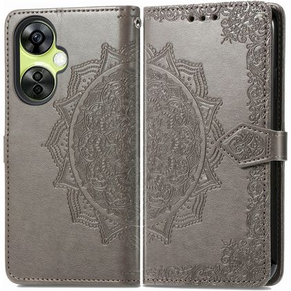 Mobigear Dreamcatcher OnePlus Nord CE 3 Lite 5G Hoesje Bookcase Portemonnee - Grijs