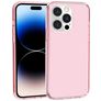 Mobigear Crystal iPhone 14 Pro Hoesje Hardcase Backcover - Roze
