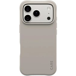 CARE by PanzerGlass Fashionable iPhone 17 Pro Siliconen MagSafe Hoesje Backcover - Vanilla